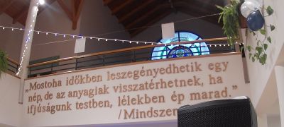 Élni az evangéliumi értékrendért...